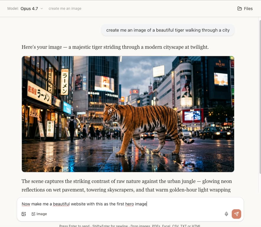 Integrated Image Generation